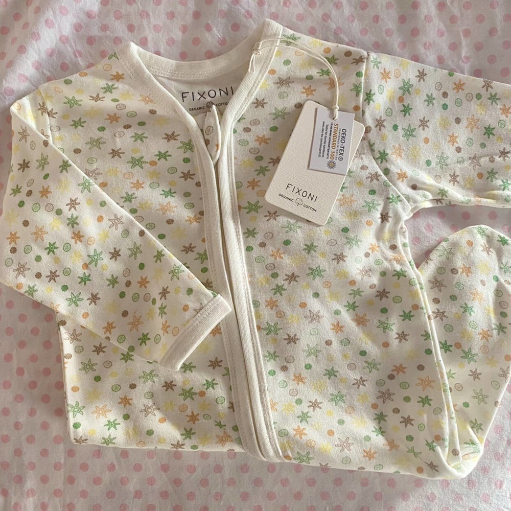 NWT Fixoni Zip Footies, 3M